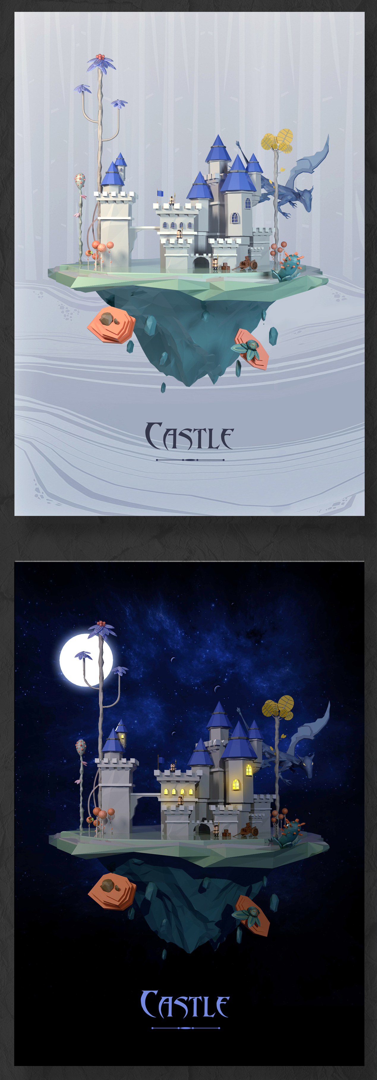 C4D教程-手把手教你实现Low poly风格