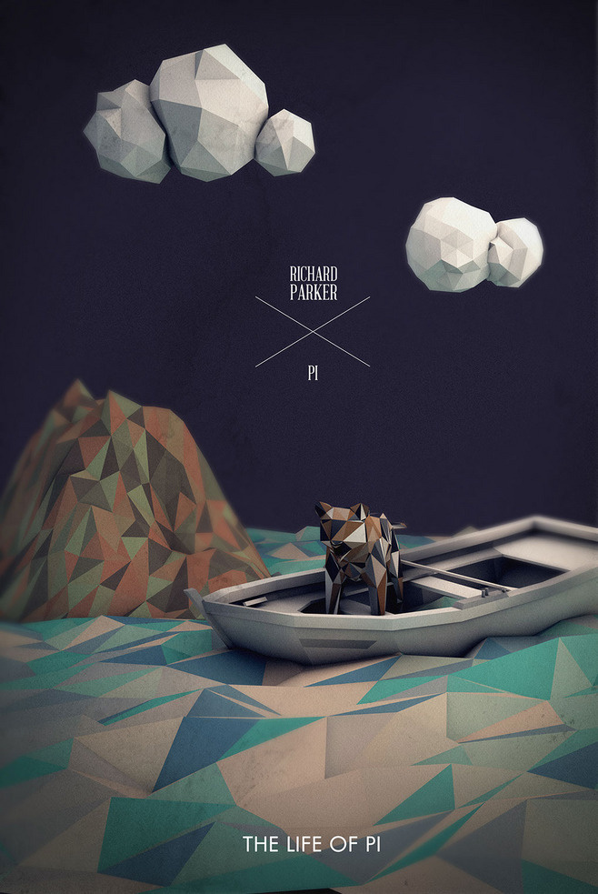 C4D教程-手把手教你实现Low poly风格